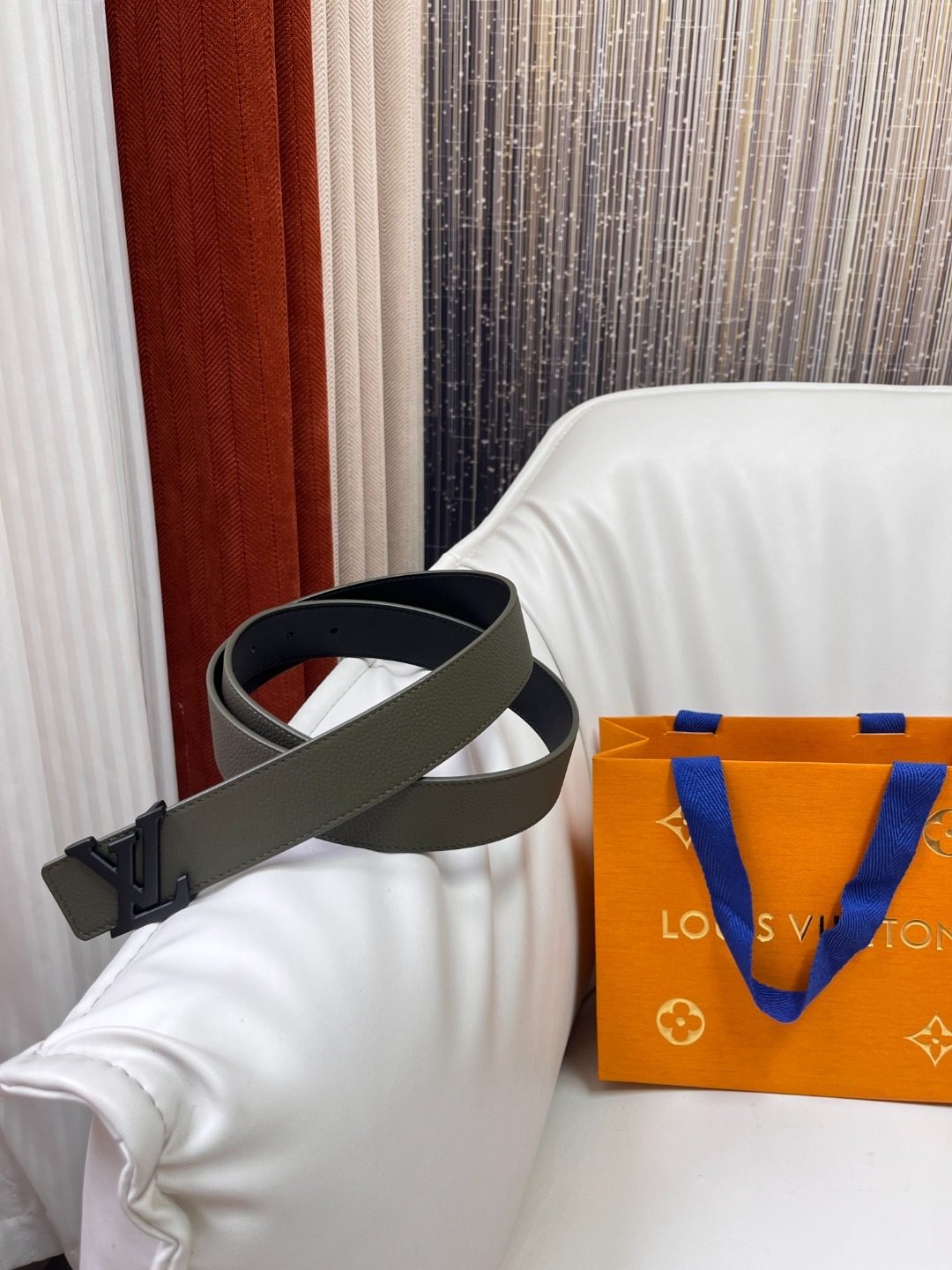Louis Vuitton Reversible Leather Belt