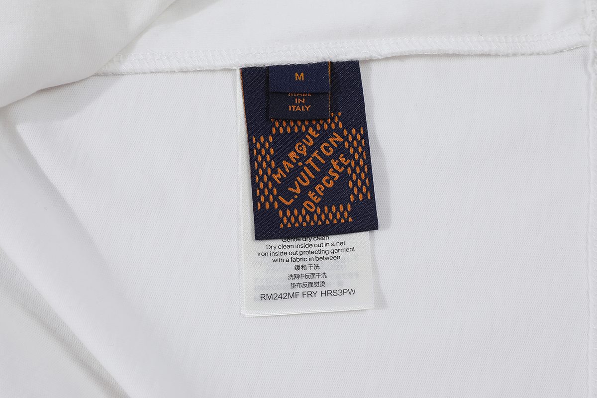 Louis Vuitton Embroidered Cotton Short Sleeve T-Shirt