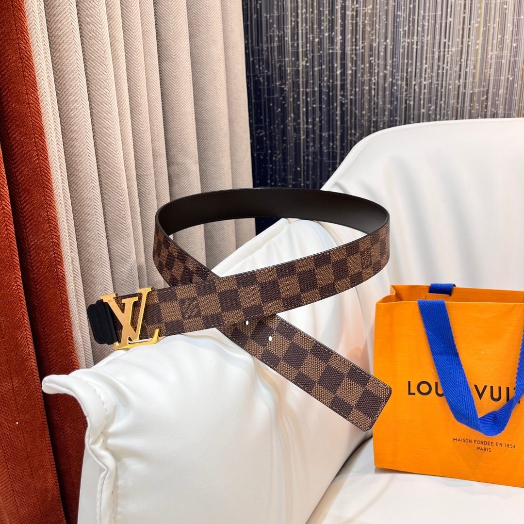 Louis Vuitton Damier Canvas Leather Belt