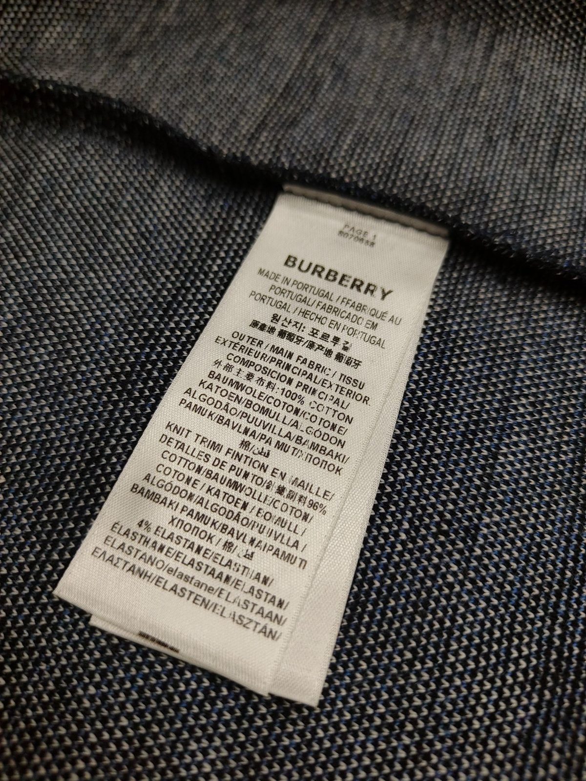 Burberry Check Crewneck Short-Sleeve T-Shirt