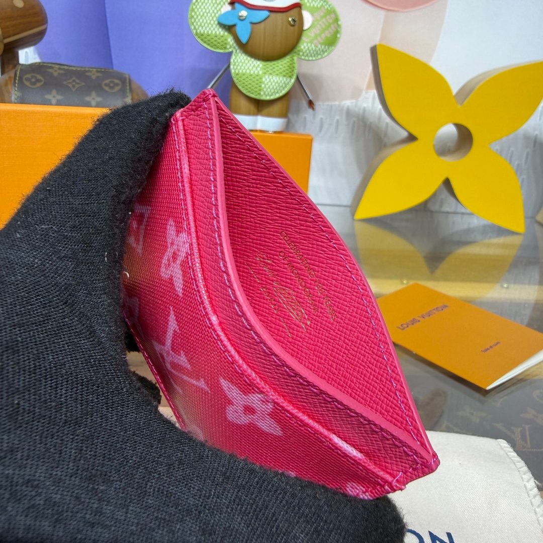 Louis Vuitton Monogram Zippy Wallet Pink