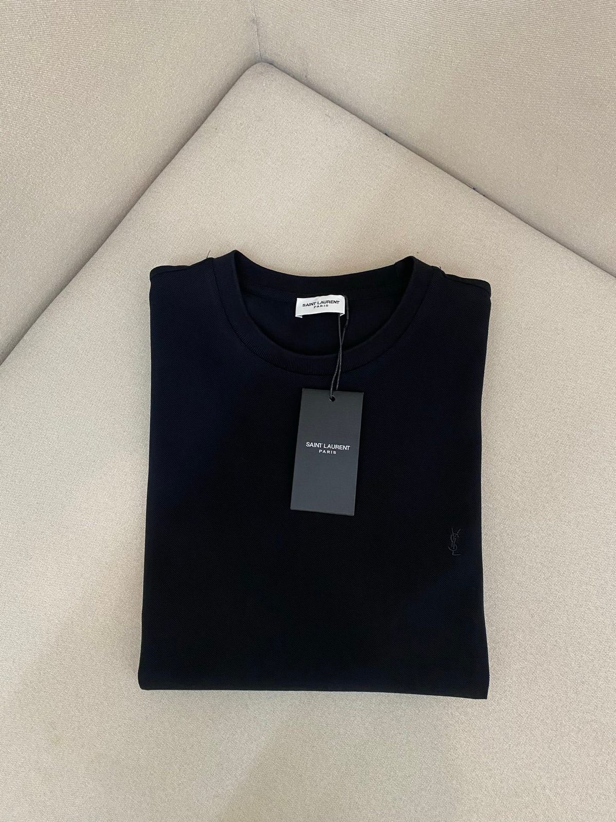 Saint Laurent Paris Men's Crewneck T-Shirt