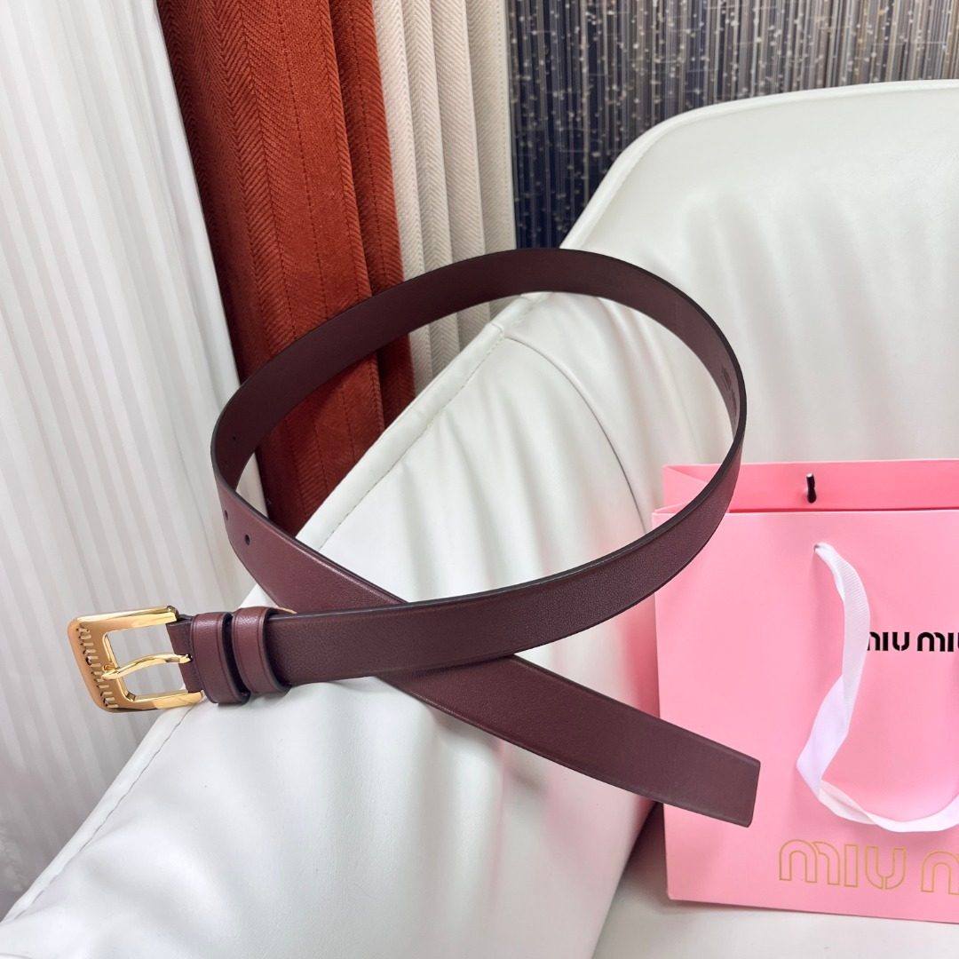Miu Miu Leather Belt