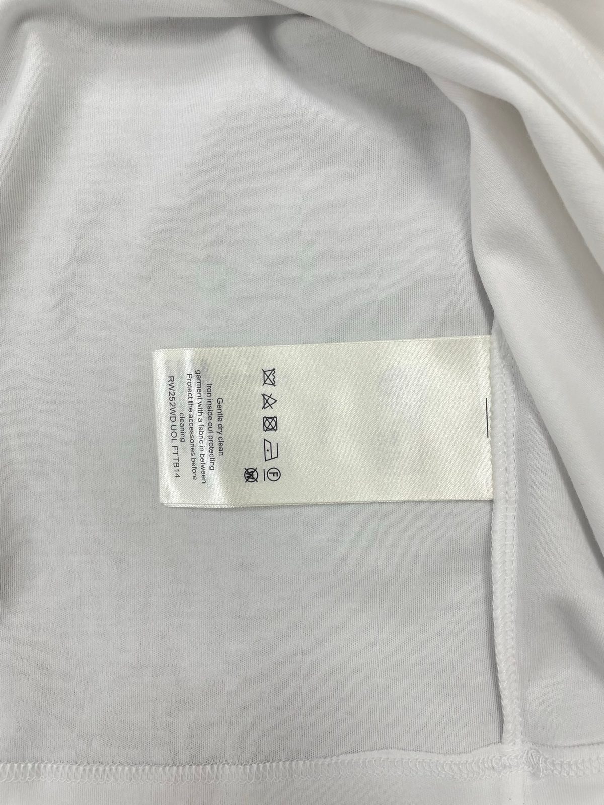 Luxury White Crewneck Short Sleeve T-Shirt