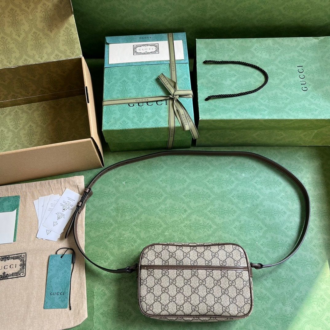 Gucci GG Supreme Canvas Crossbody Bag