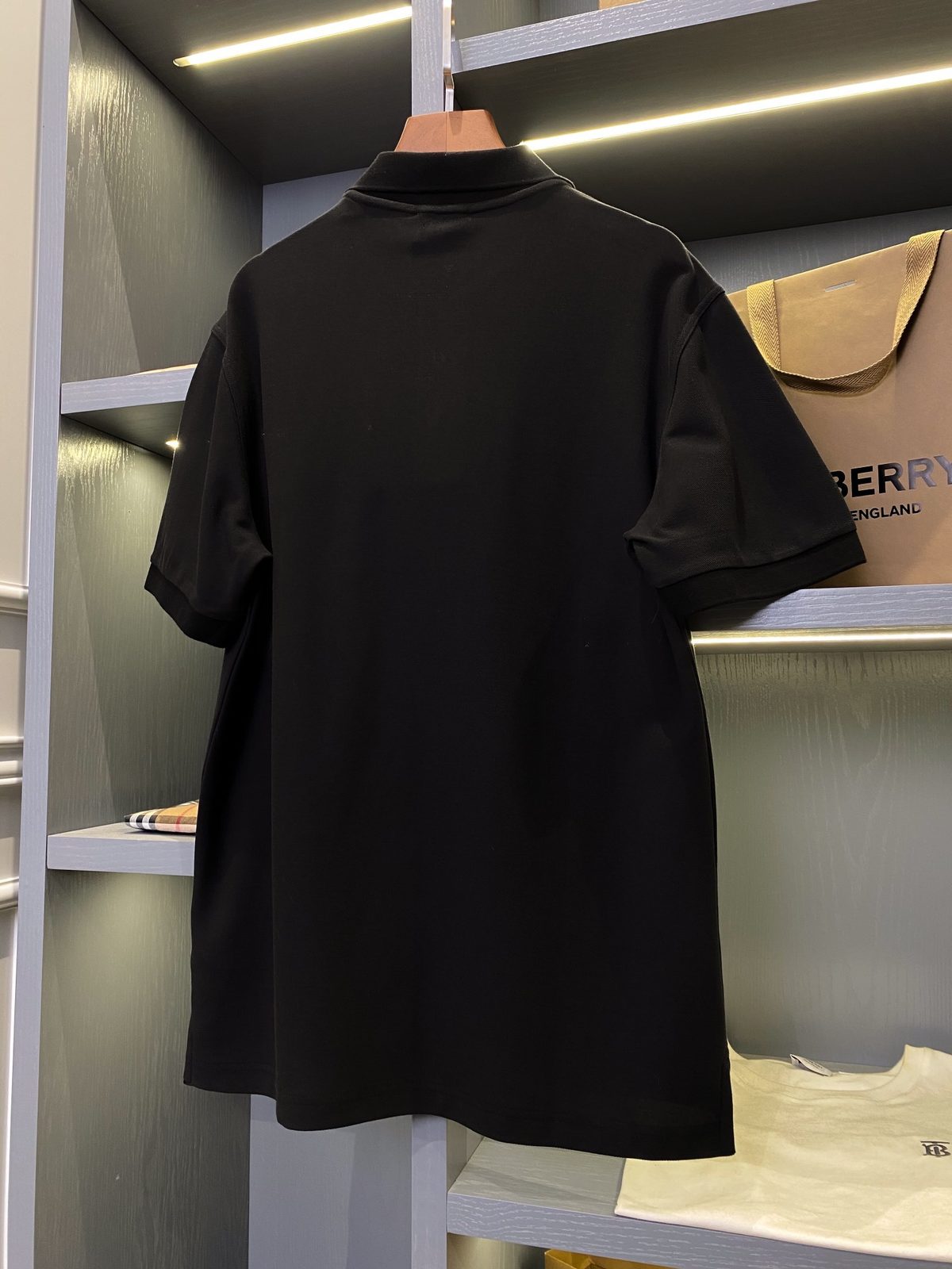 Burberry Monogram Black Polo Shirt