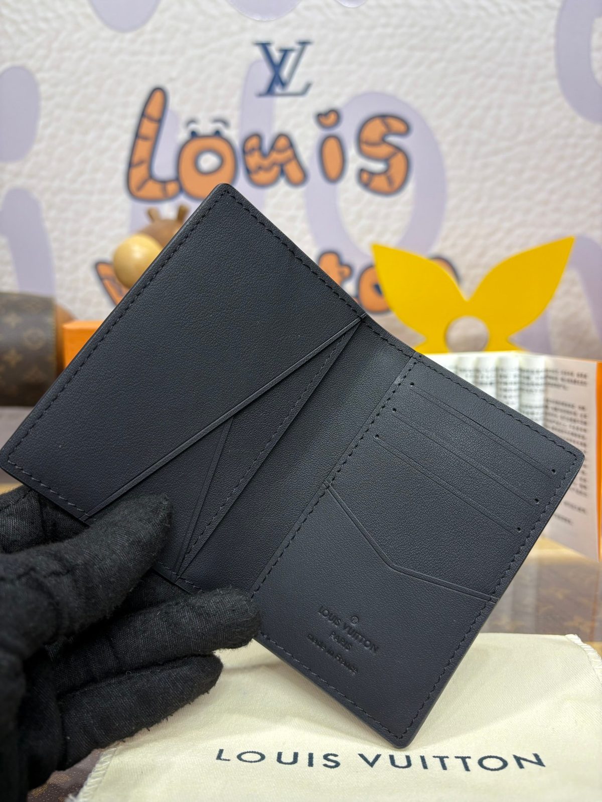 Louis Vuitton Monogram Embossed Leather Bifold Wallet