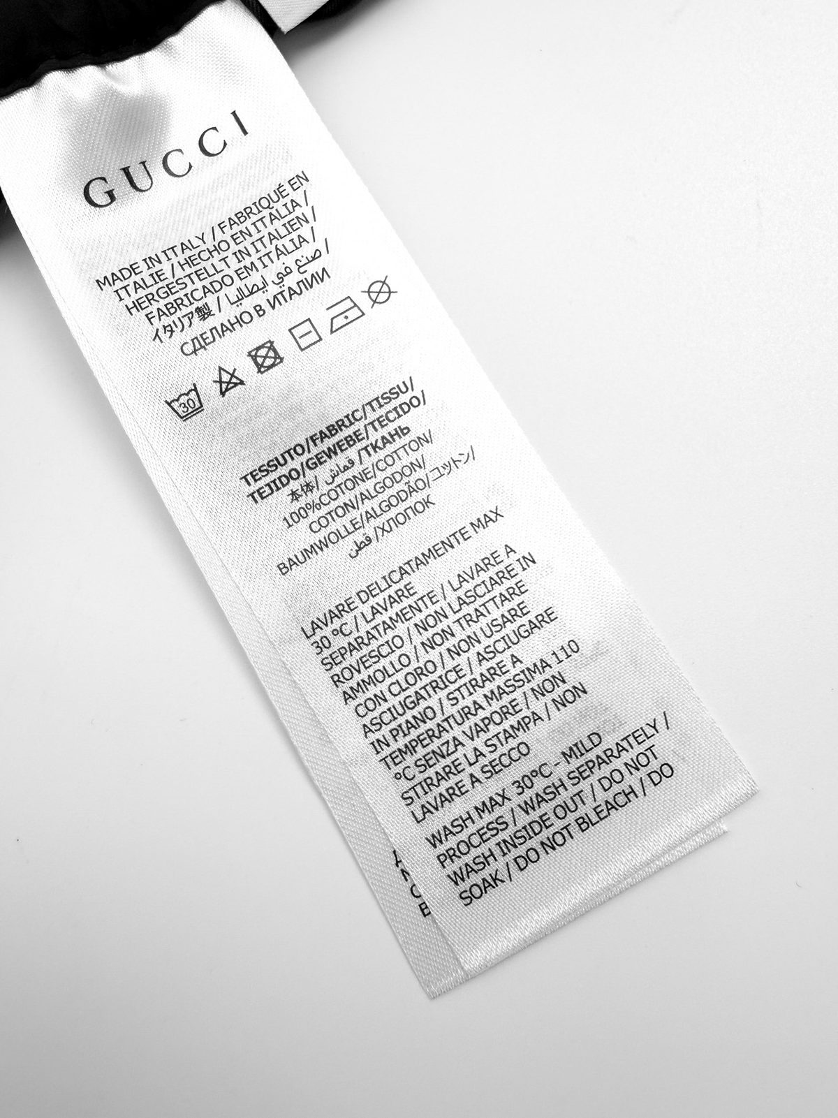 Gucci Logo Striped Black Shorts