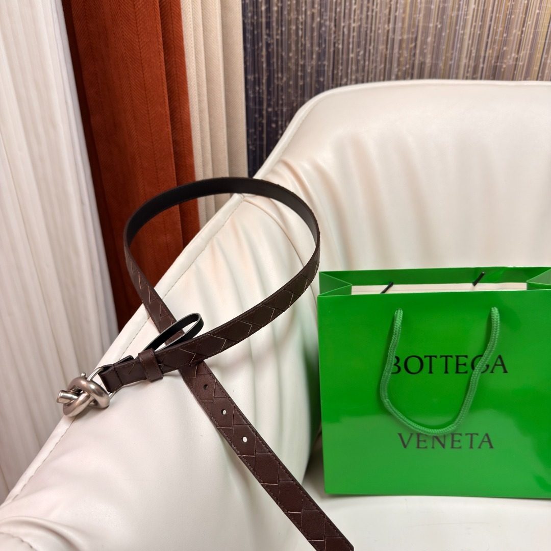 Bottega Veneta Intrecciato Leather Belt