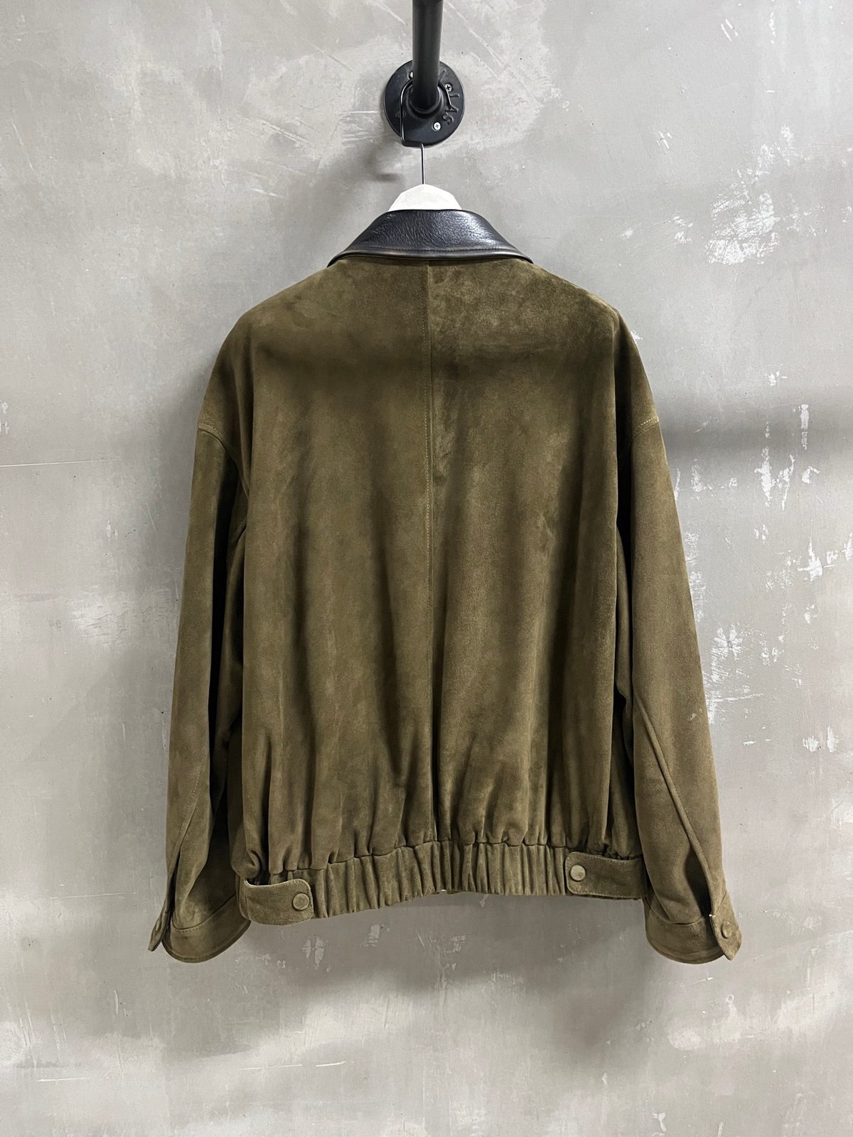 Miu Miu Suede Zip Bomber Jacket