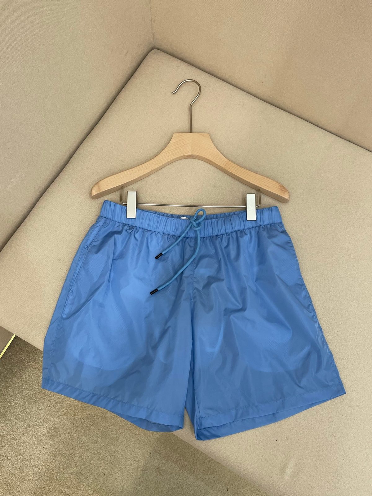 Prada Nylon Swim Shorts Blue