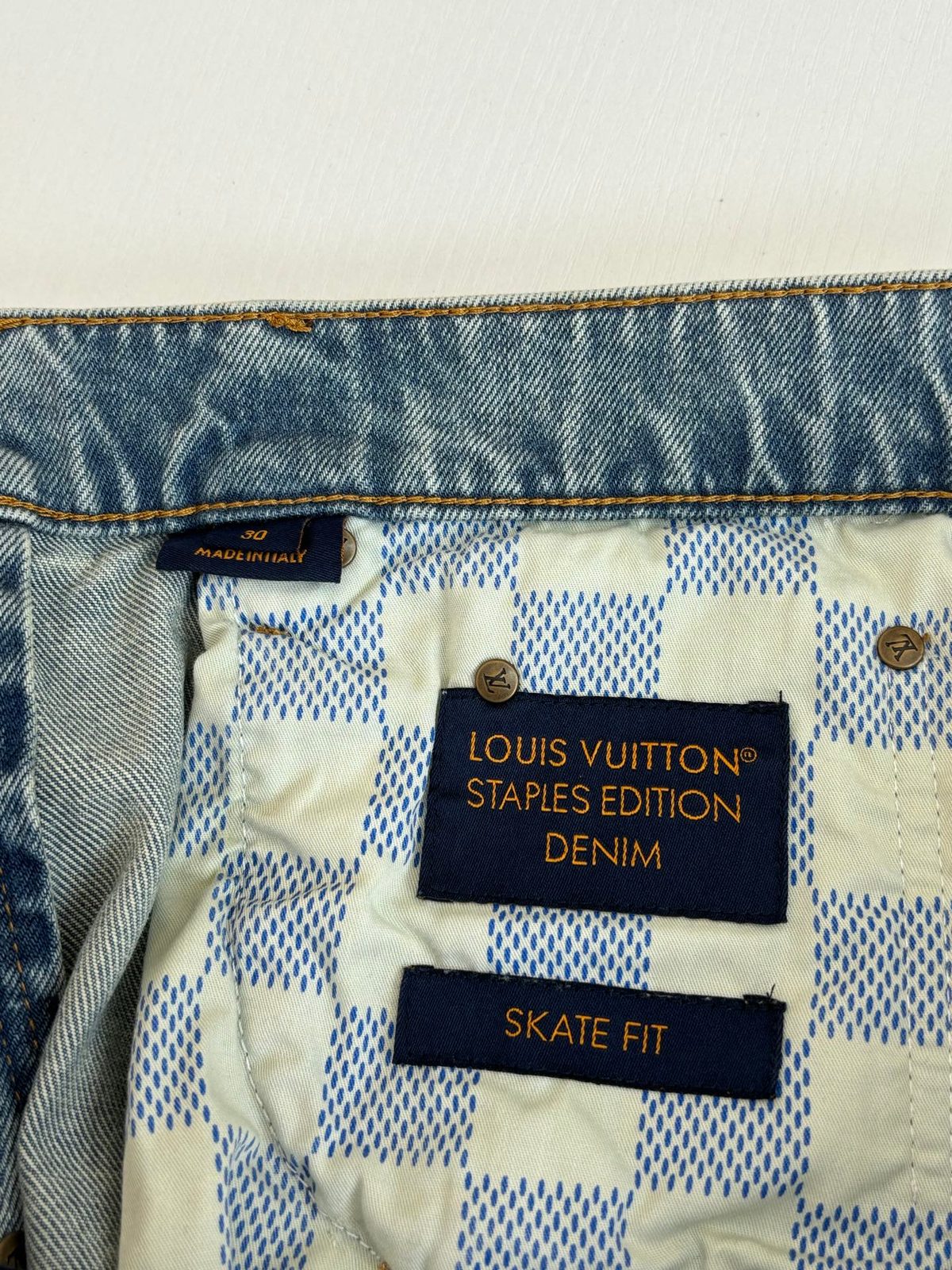 Louis Vuitton Staples Edition Skate Fit Denim
