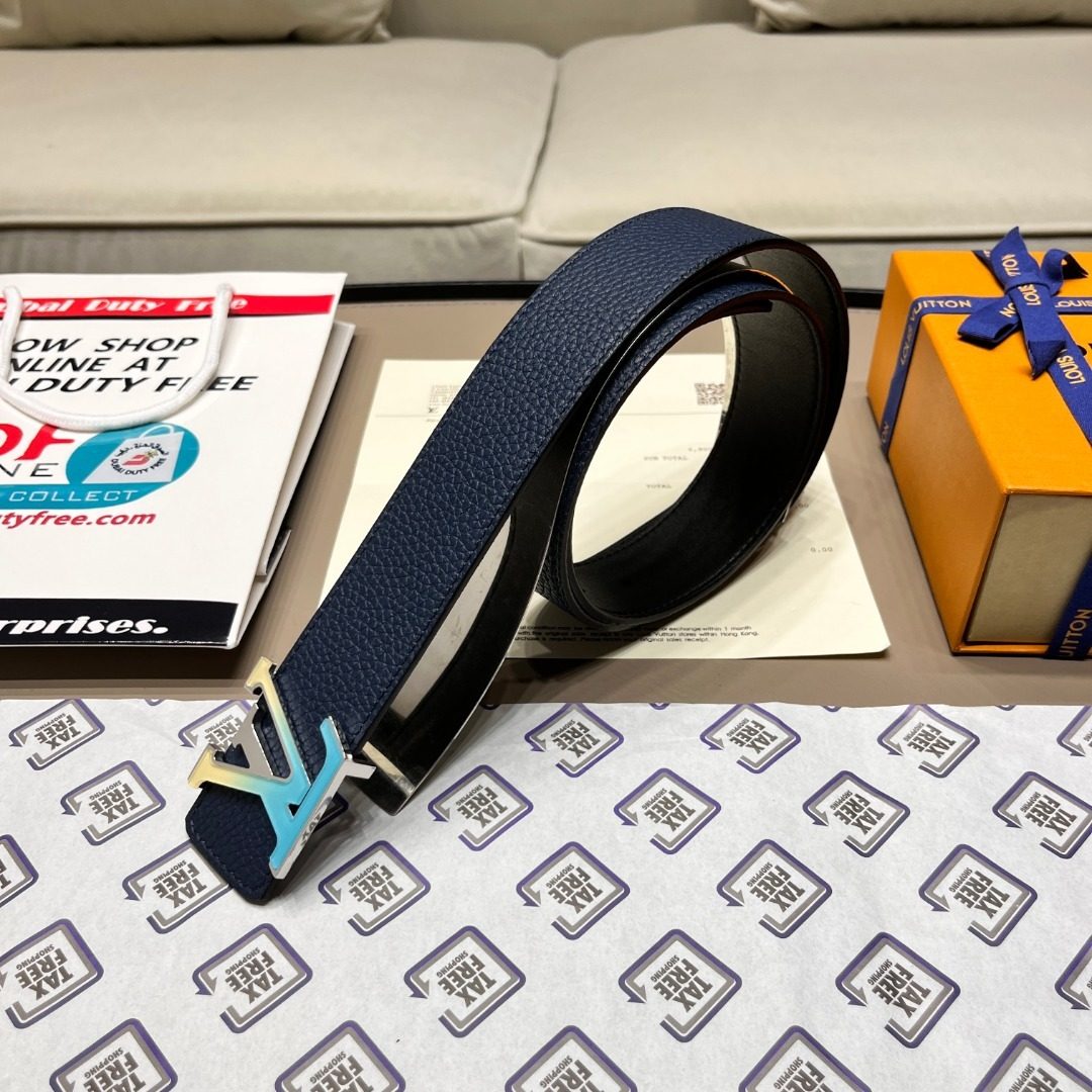 Louis Vuitton Reversible Leather Belt