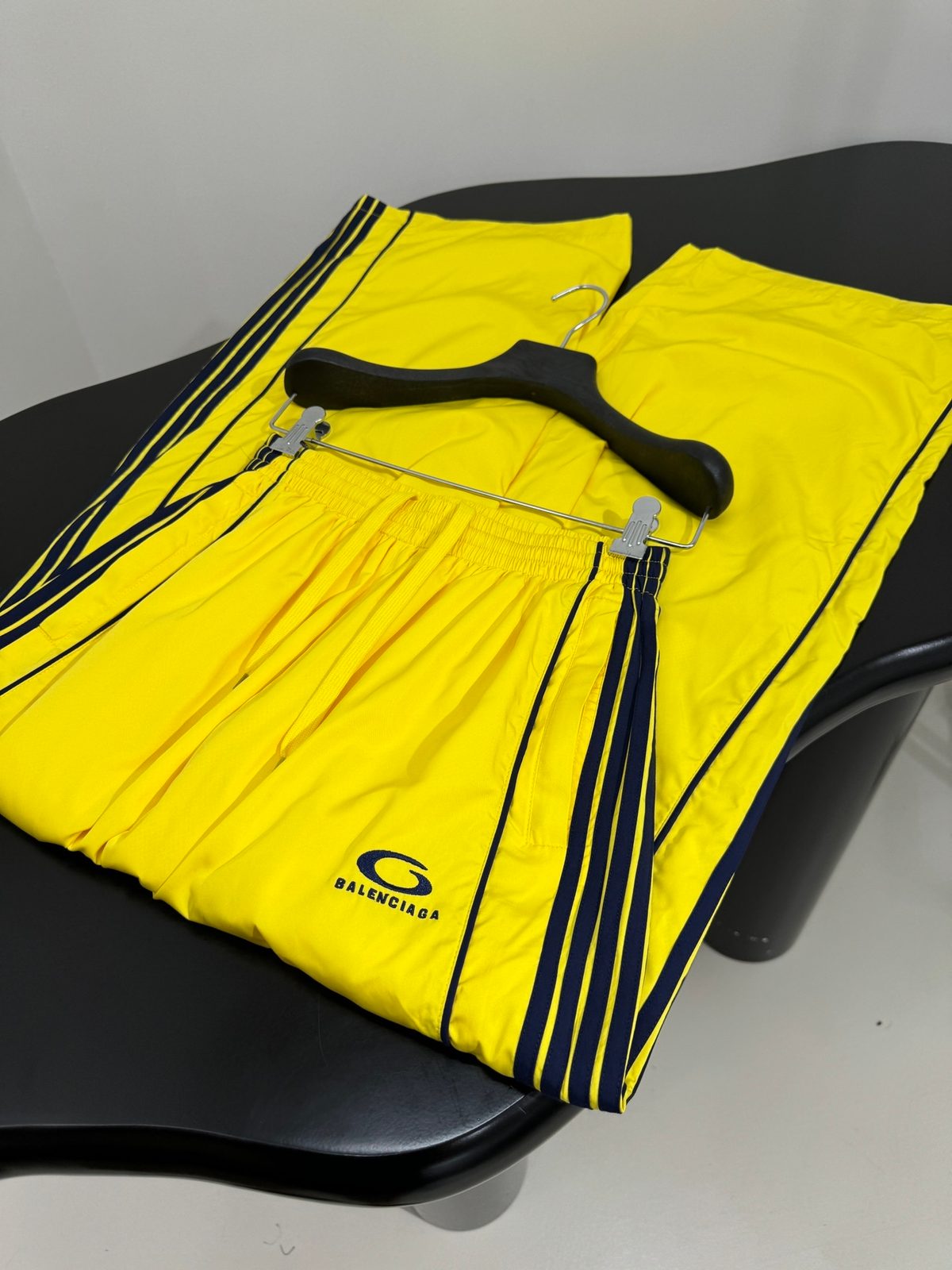 Balenciaga Yellow Striped Track Pants