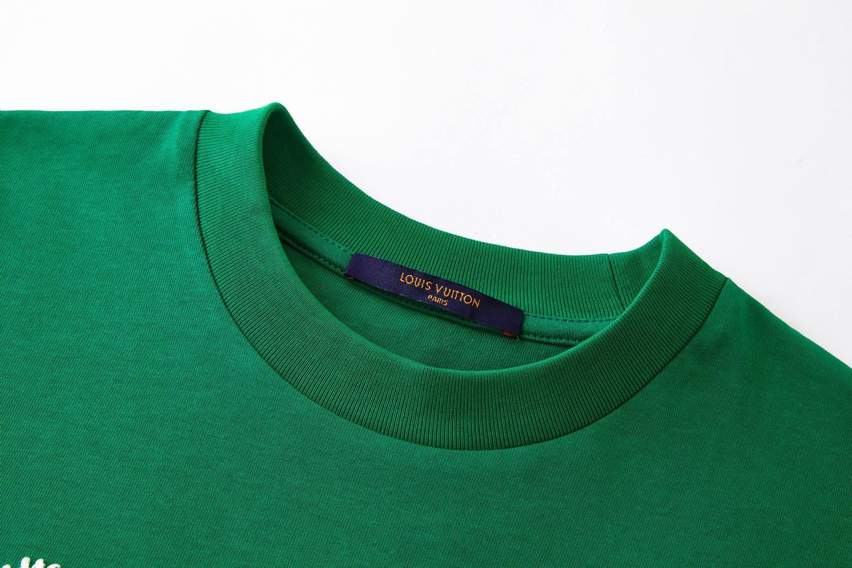 Louis Vuitton Embroidered Logo Crewneck T-Shirt