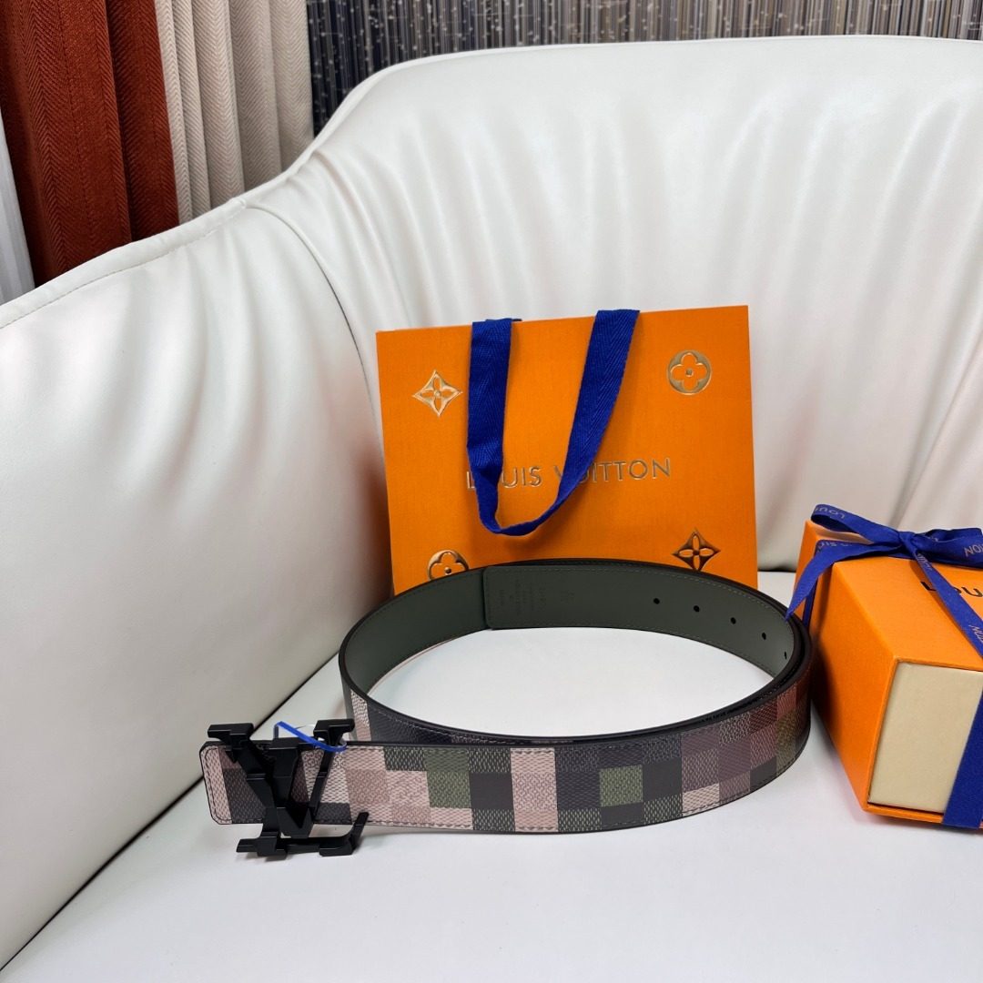 Louis Vuitton Damier Azur Canvas Belt