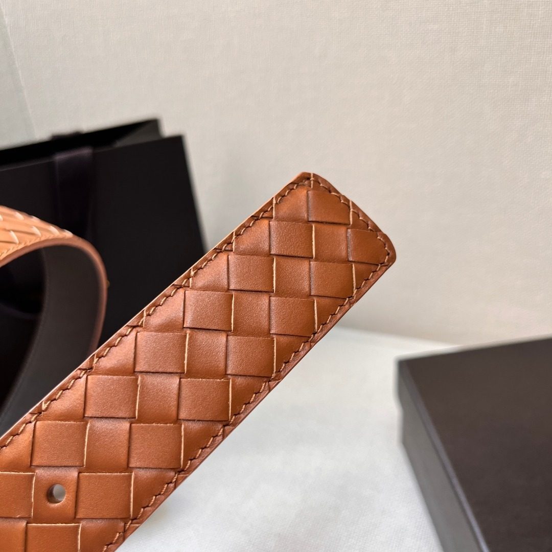 Bottega Veneta Intrecciato Leather Belt
