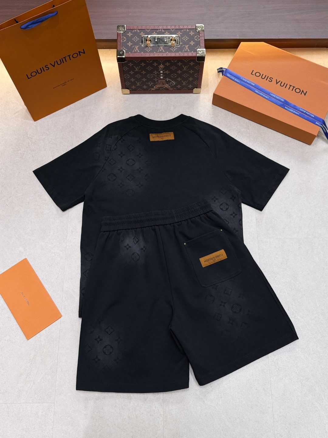 Louis Vuitton Monogram T-Shirt Shorts Set