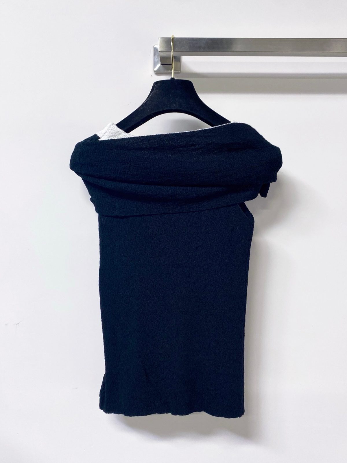 Chanel CC Logo Cashmere Blend T-Shirt