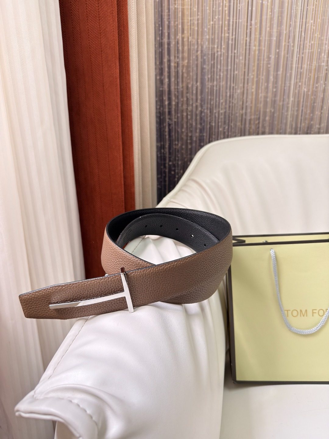 Tom Ford Grained Leather Belt