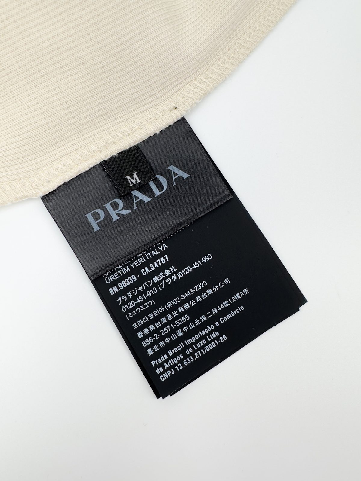 Prada Triangle Logo Short Sleeve T-Shirt