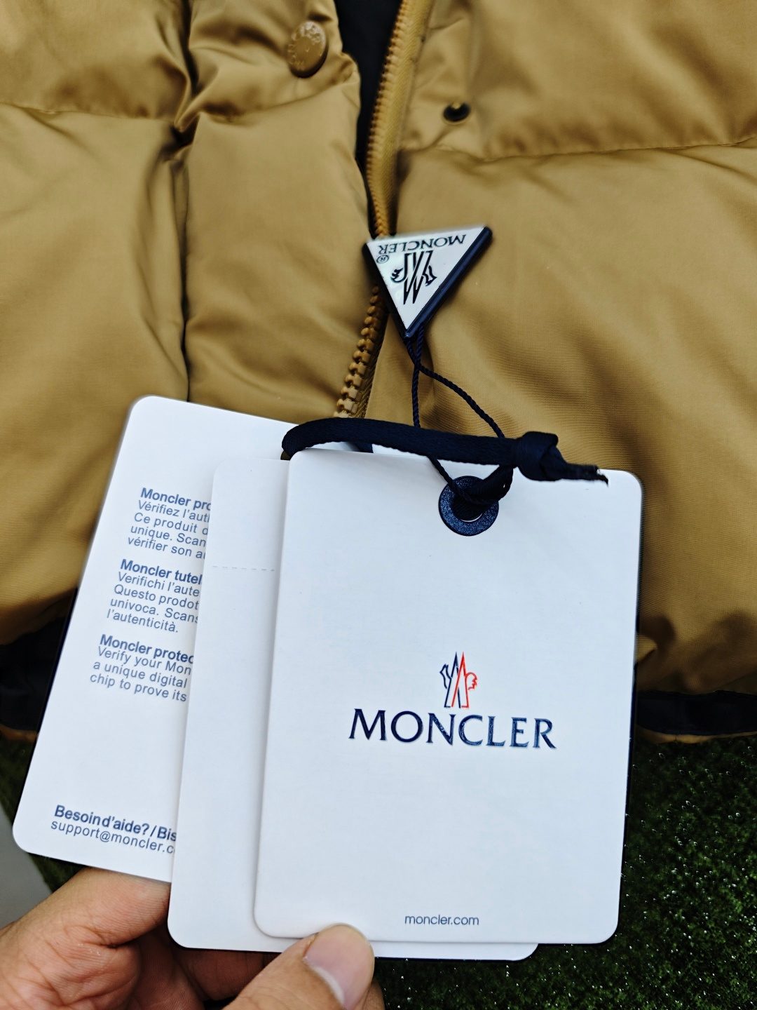 Moncler Black Down Puffer Jacket