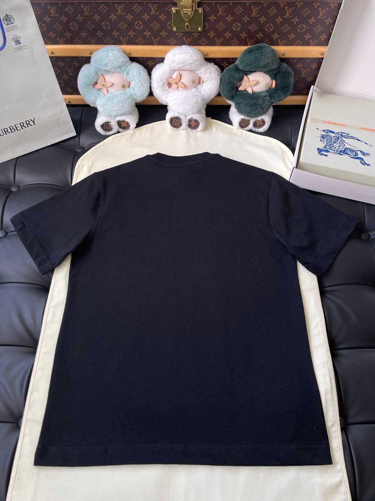 Burberry Black Crewneck T-Shirt