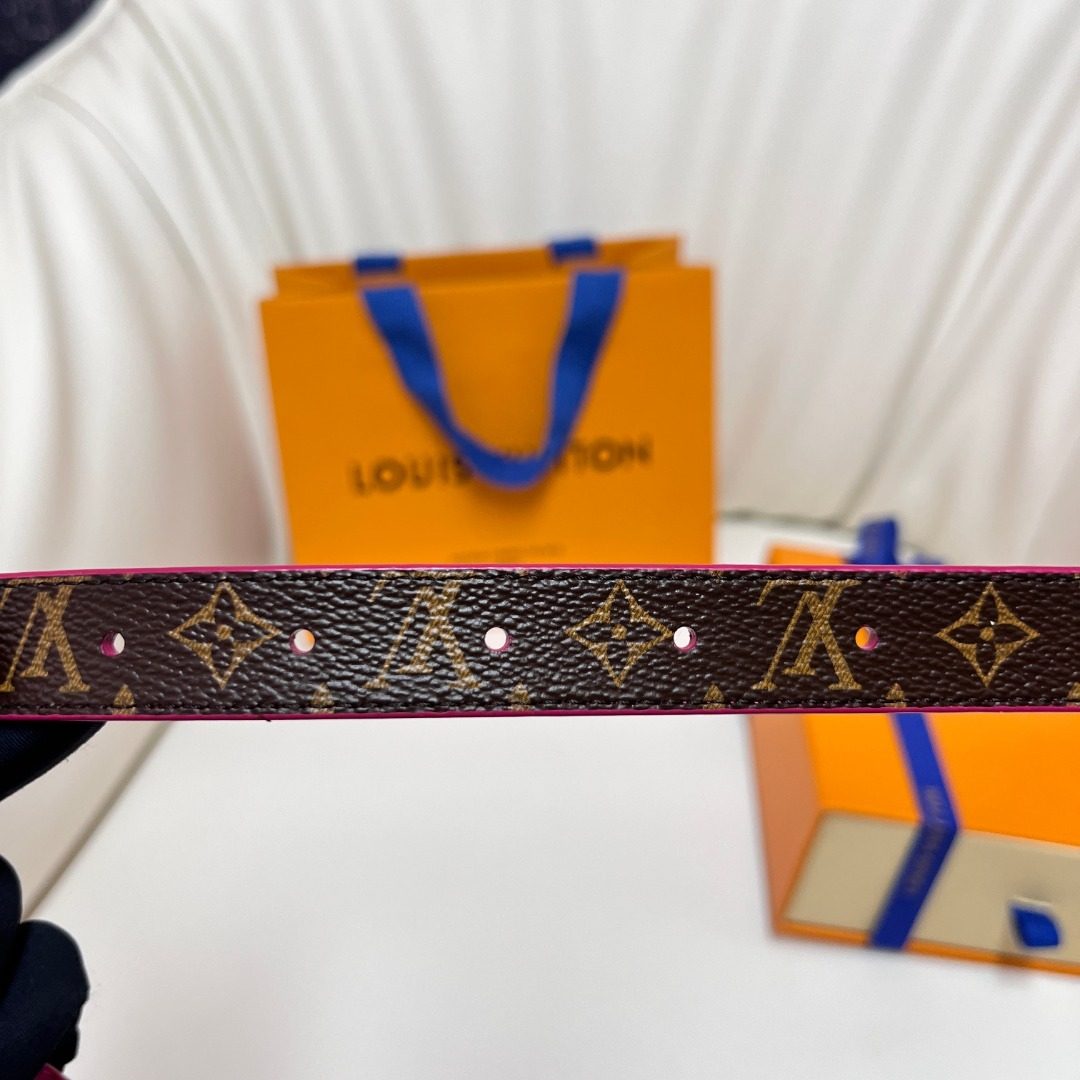 Louis Vuitton Monogram Leather Belt