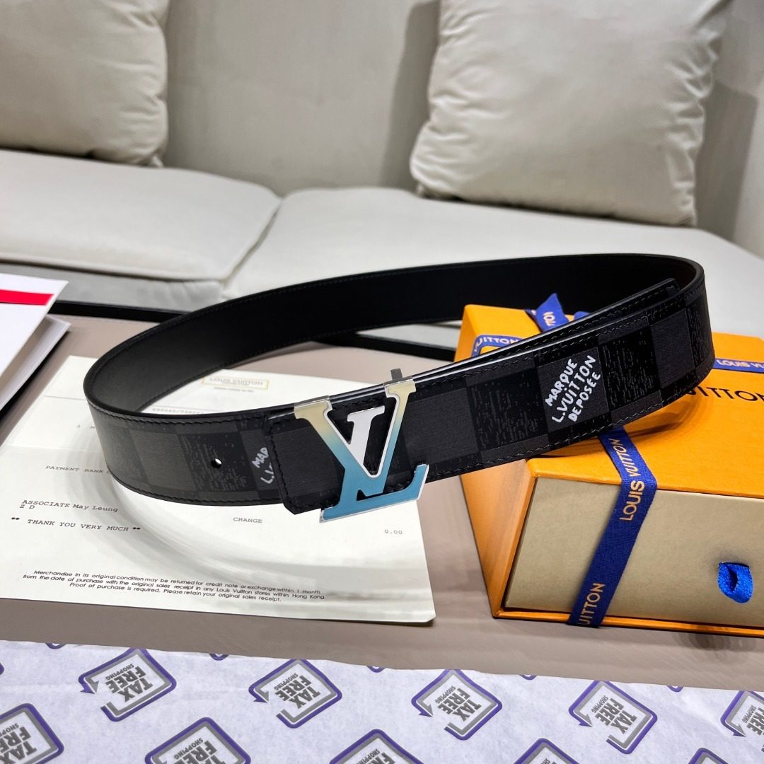 Louis Vuitton Damier Reversible Leather Belt