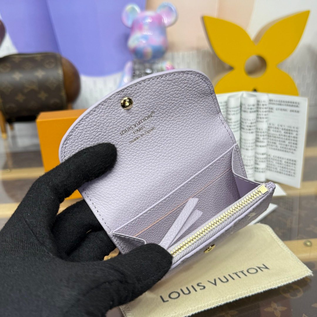 Louis Vuitton Monogram Empreinte Wallet Lilac