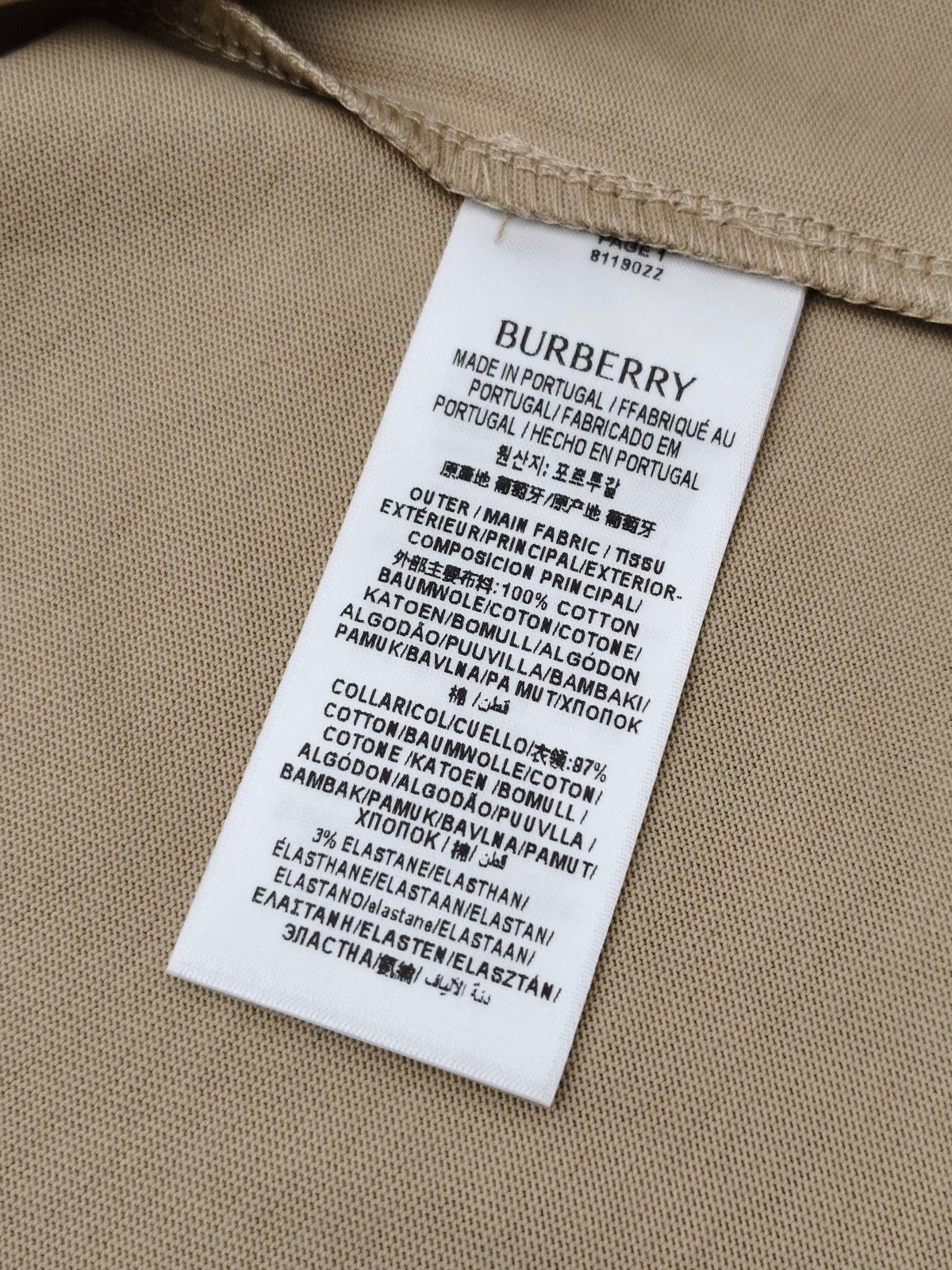 Burberry Vintage Check Crewneck T-Shirt