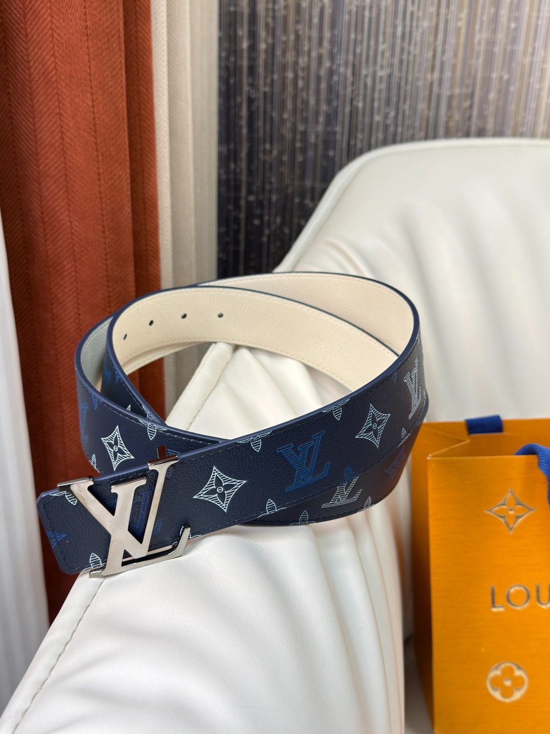 Louis Vuitton Monogram Canvas Leather Belt