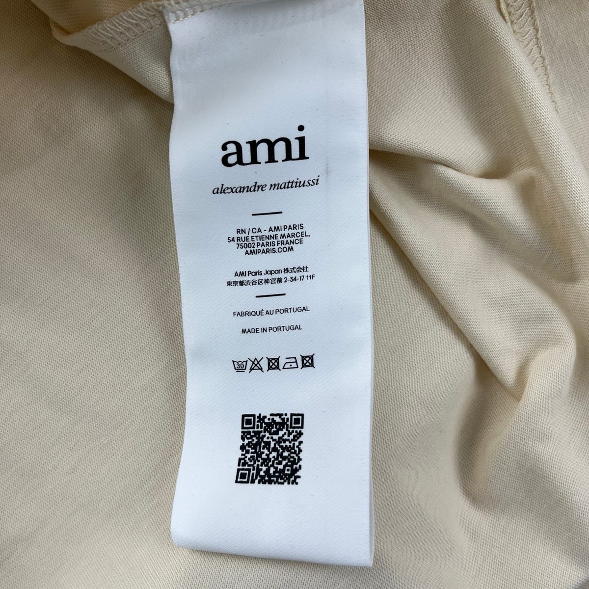Ami Alexandre Mattiussi Heart Embroidered T-Shirt