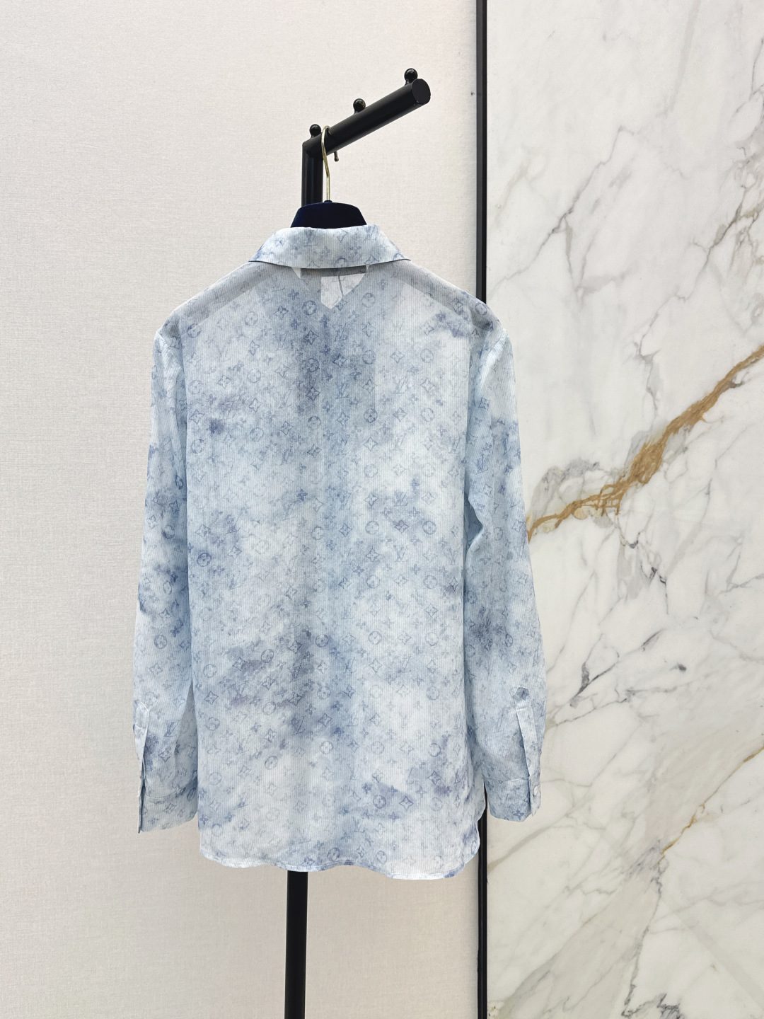 Louis Vuitton Monogram Linen Button-Down Shirt
