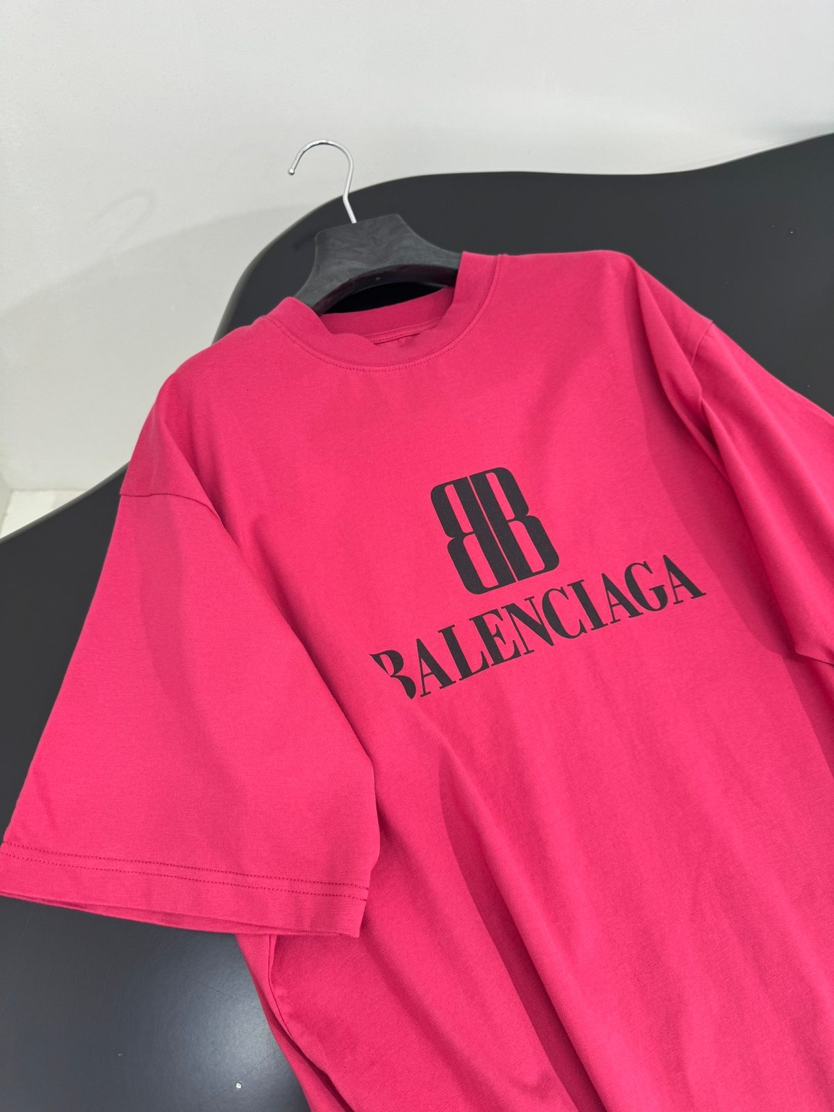 Balenciaga BB Logo Crewneck T-Shirt