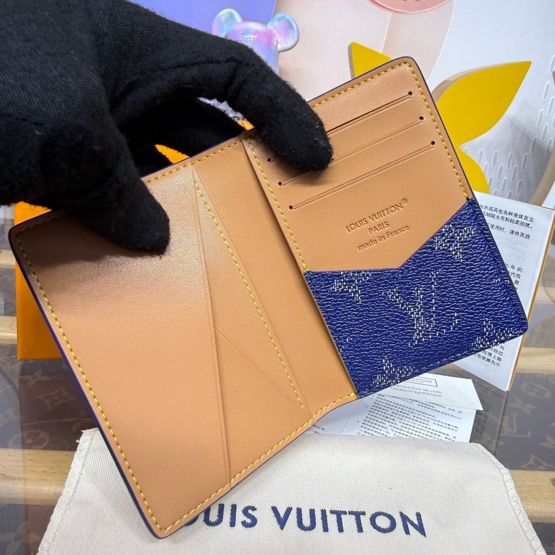 Louis Vuitton Damier Azur Card Holder Wallet
