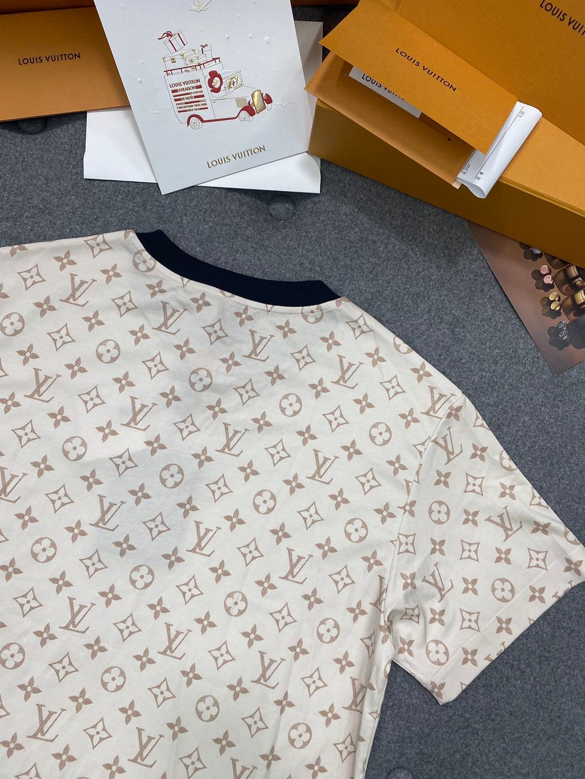 Louis Vuitton Monogram T-Shirt Cream