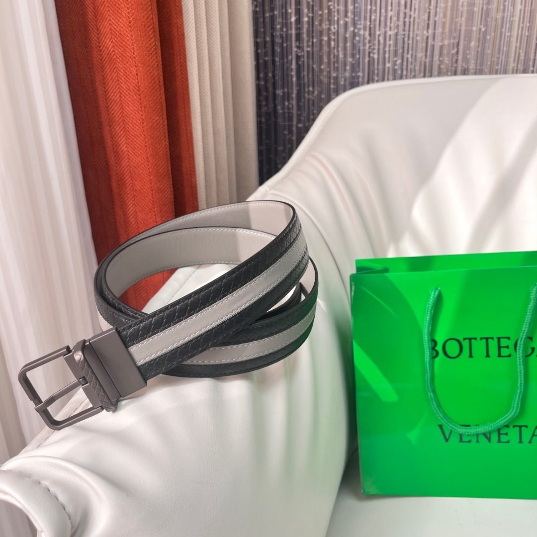 Bottega Veneta Intrecciato Leather Belt