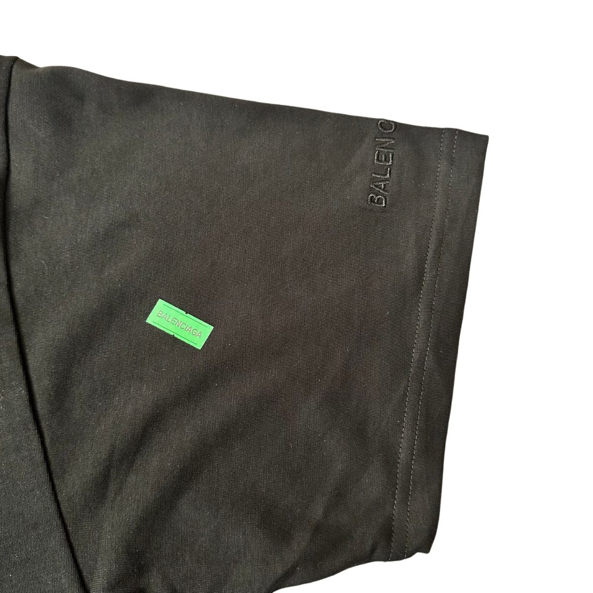 Balenciaga Neon Green Logo T-Shirt