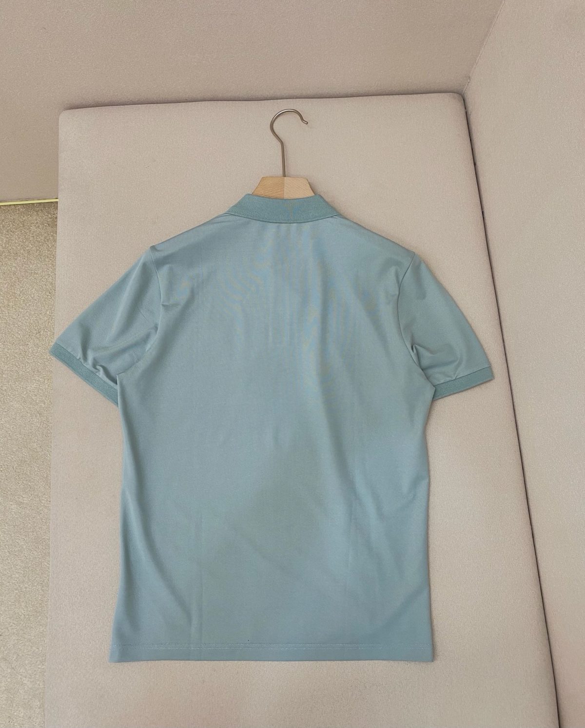 Prada Men's Light Blue Polo Shirt