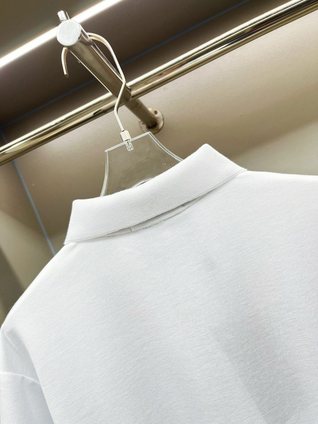 Gucci Web Stripe Polo Shirt White