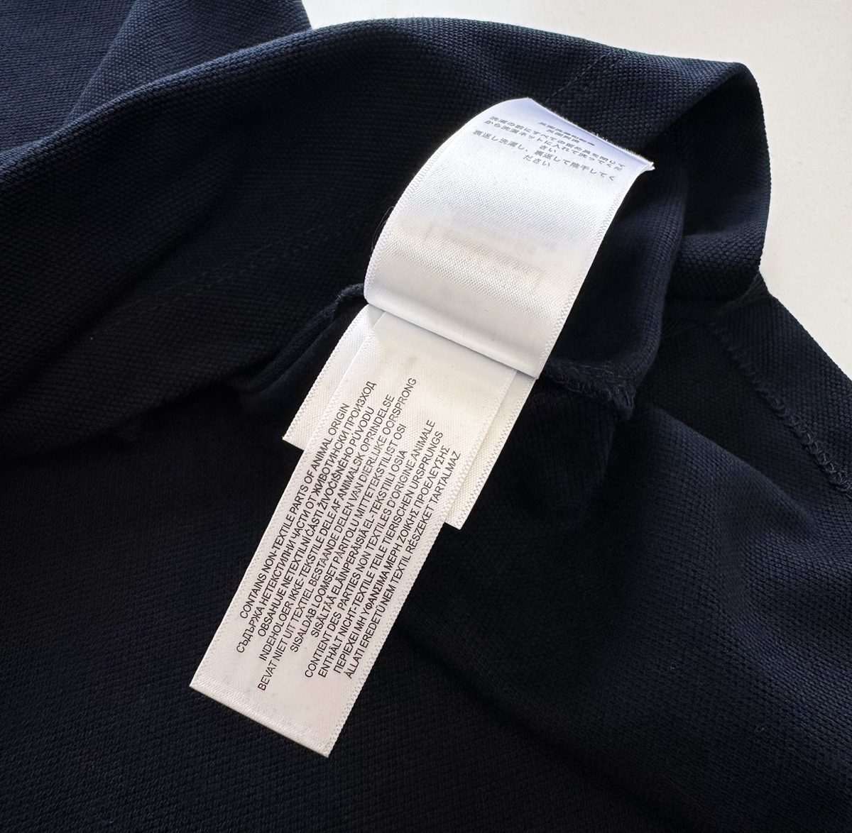Burberry Black Cotton Polo Shirt