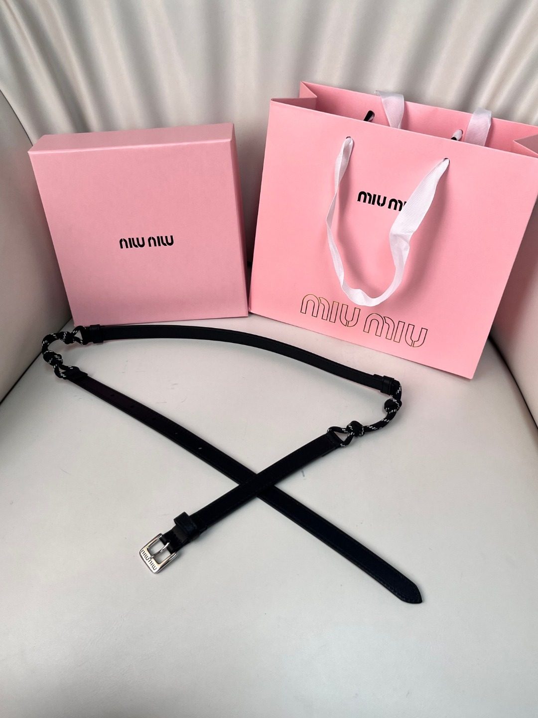 Miu Miu Leather Belt
