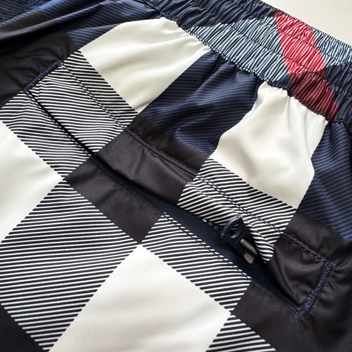 Burberry Check Pattern Swim Shorts