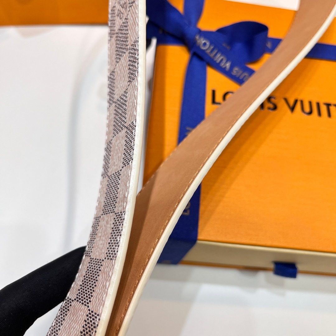 Louis Vuitton Damier Azur Canvas Belt