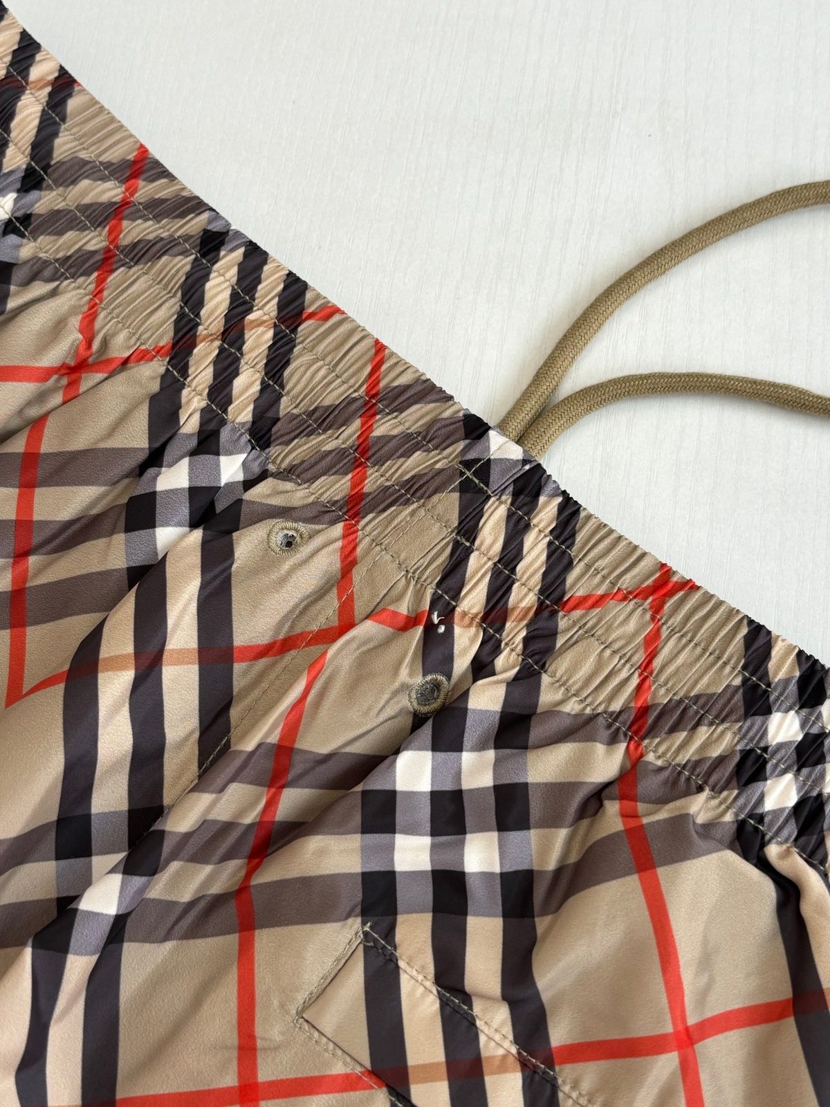 Burberry Vintage Check Drawstring Shorts
