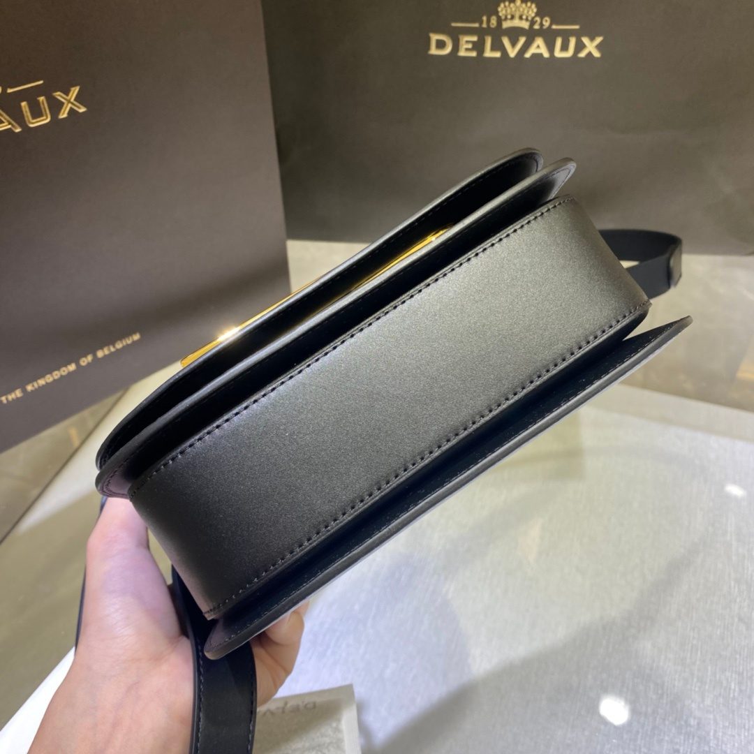 Delvaux Brillant Leather Shoulder Bag