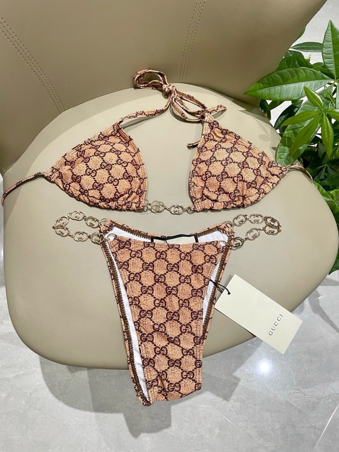 Gucci GG Monogram Bikini Set