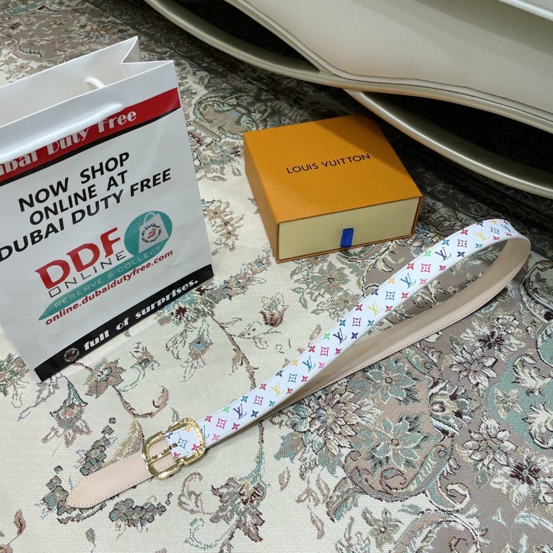 Louis Vuitton Monogram Canvas Belt