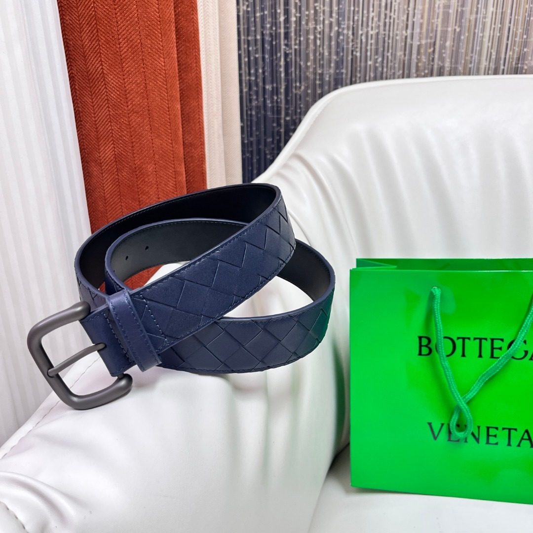 Bottega Veneta Intrecciato Leather Belt